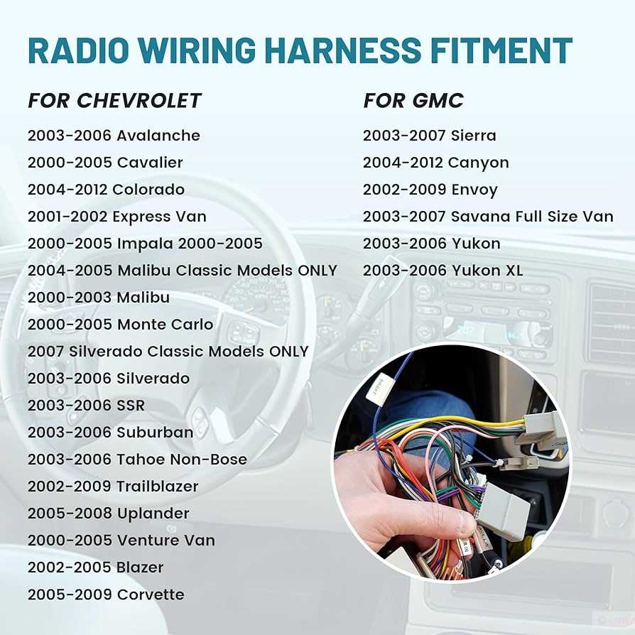 01 silverado radio wiring diagram