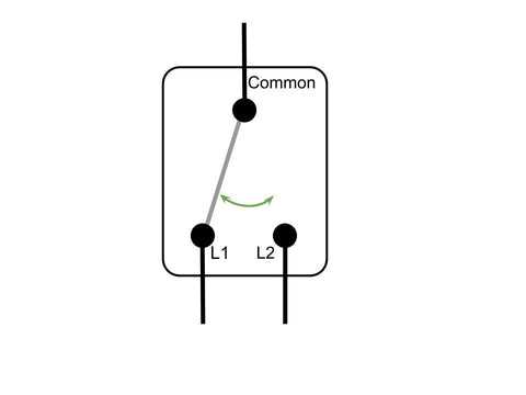1 gang 2 way switch wiring diagram uk