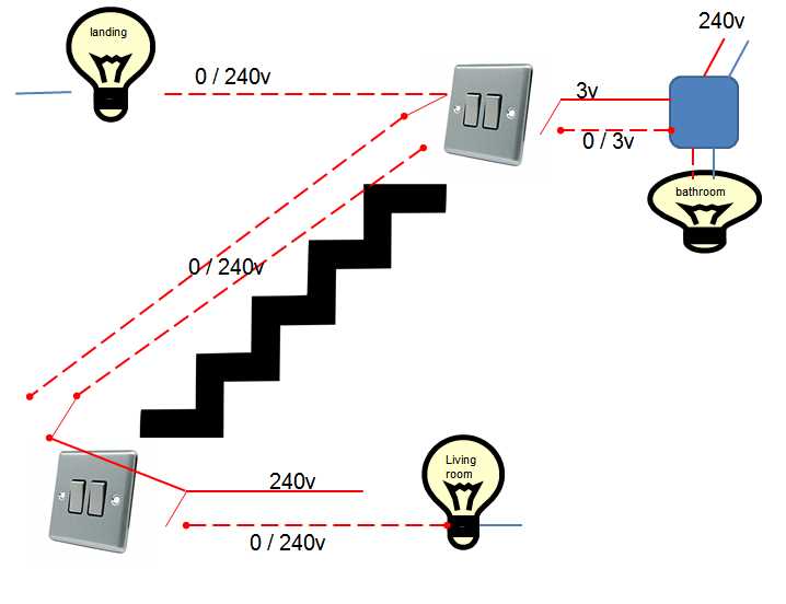 1 gang 2 way switch wiring diagram uk
