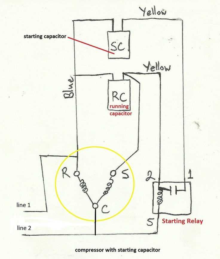 1 phase compressor wiring diagram