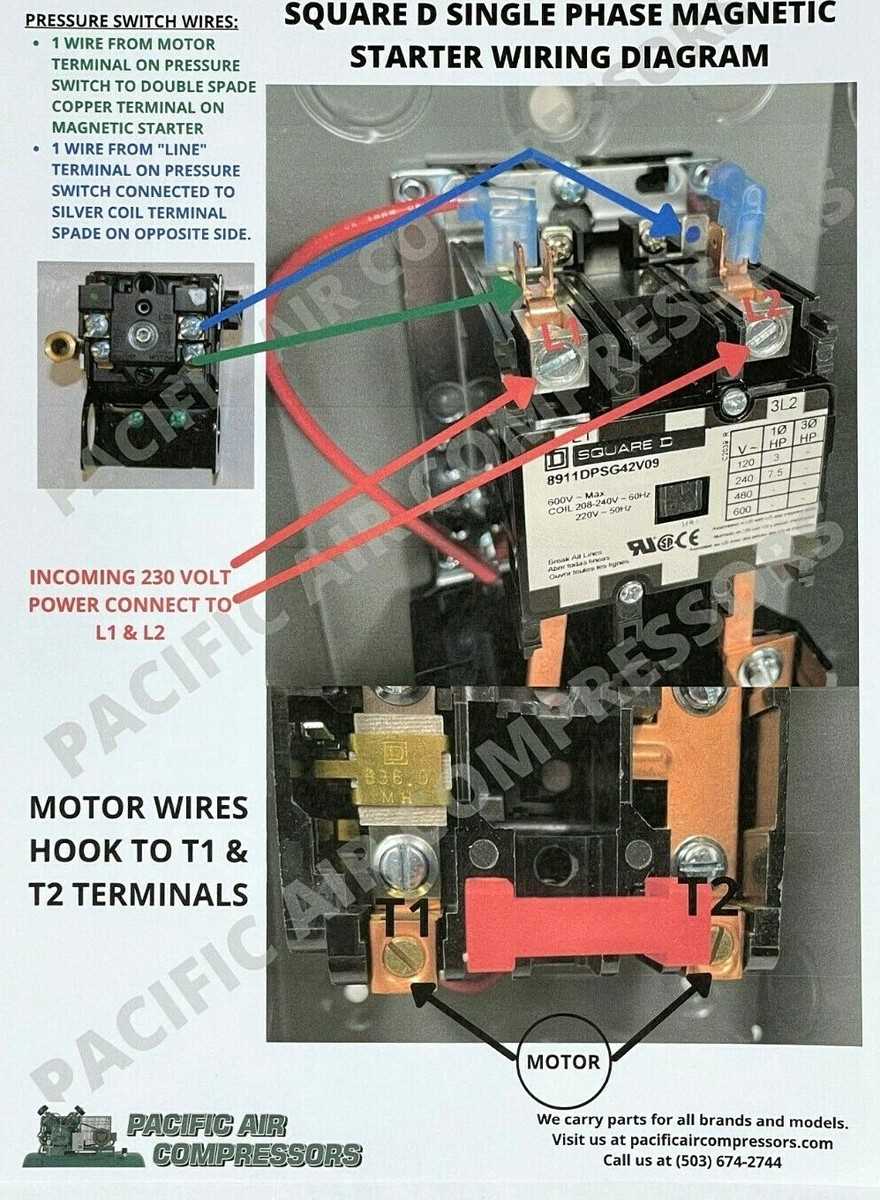 1 phase compressor wiring diagram