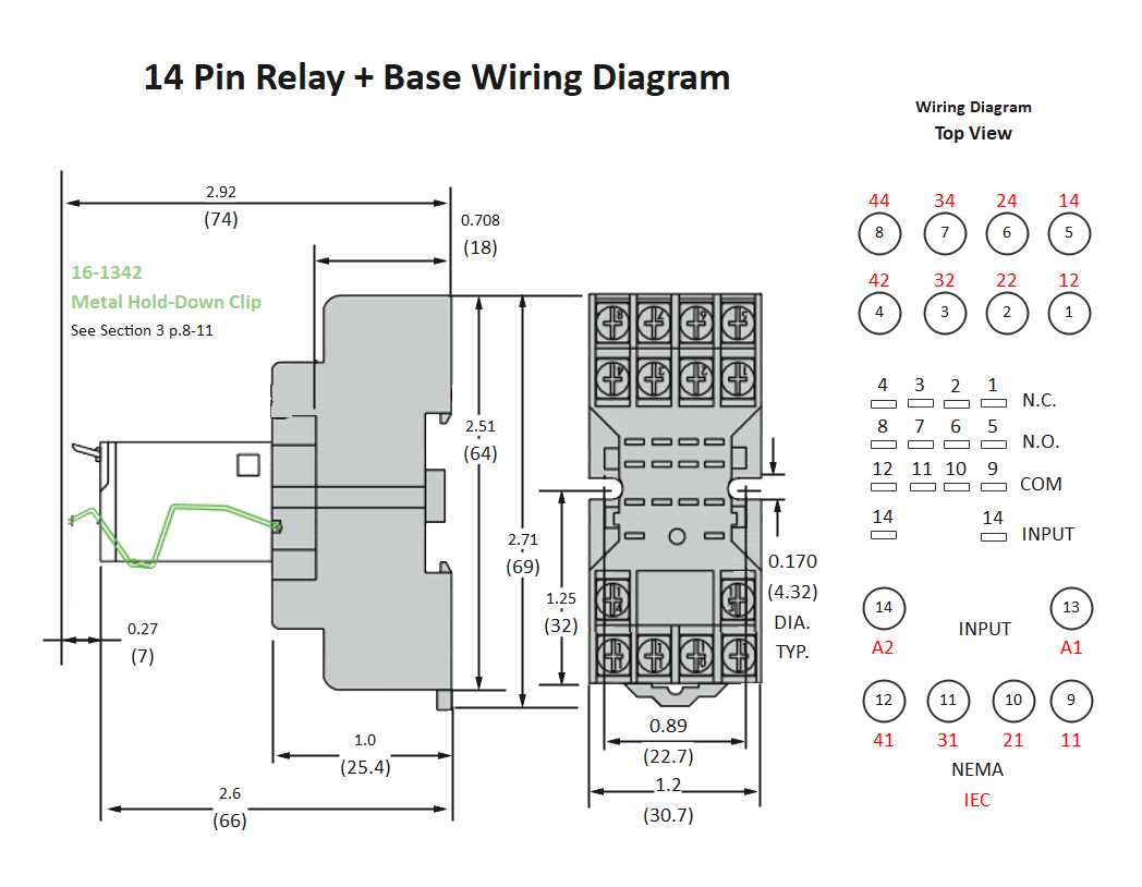 11 pin relay socket wiring diagram