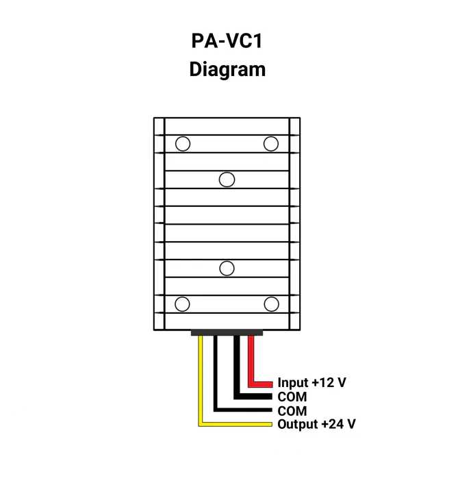12 volt to 24 volt converter circuit diagram