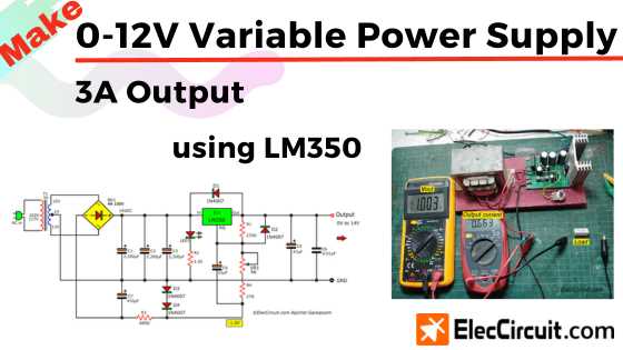 12 volt 20 amp power supply circuit diagram