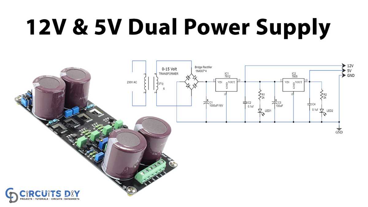 12 volt regulated power supply circuit diagram