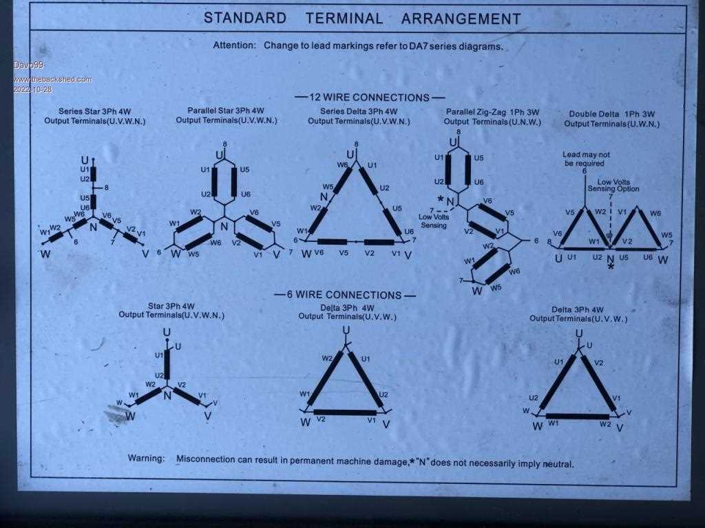 12 wire generator wiring diagram