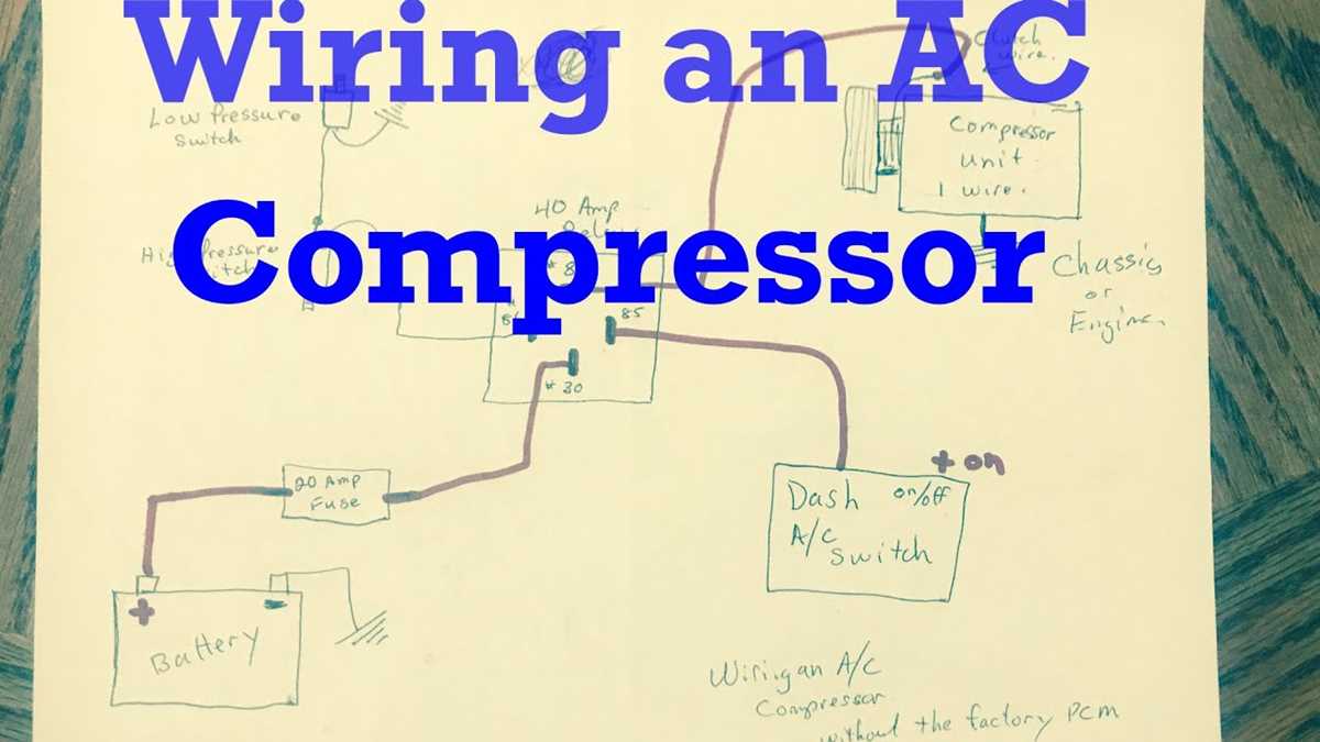 12v ac compressor wiring diagram