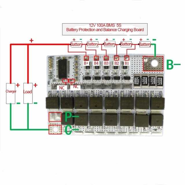 12v bms circuit diagram