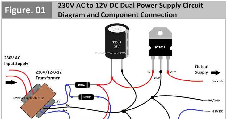 12v dc to 12v ac circuit diagram