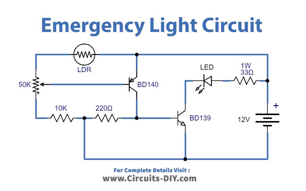 12v ldr circuit diagram