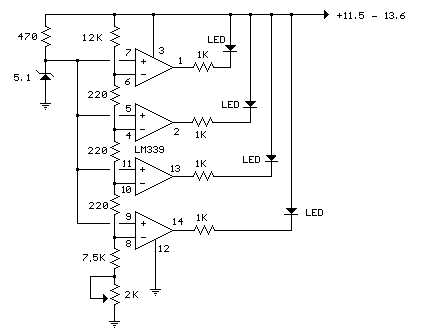 12v led circuit diagram