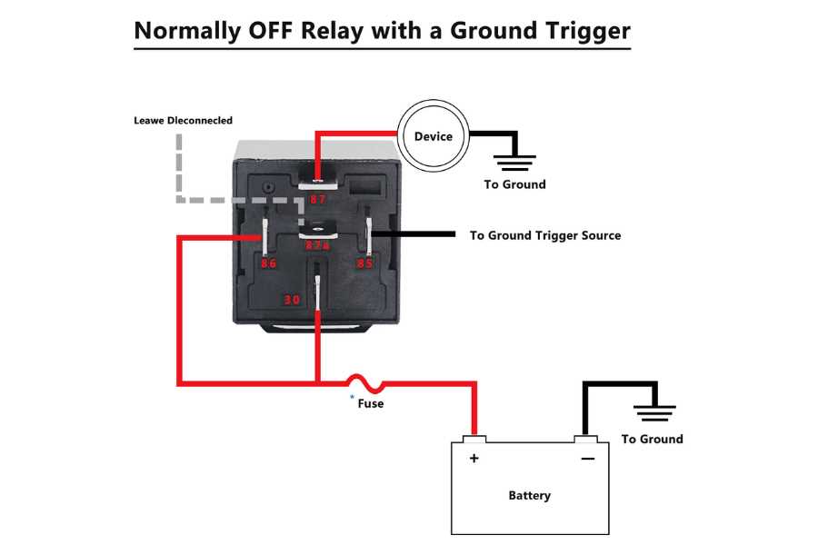12v relay wiring diagram 6 pin