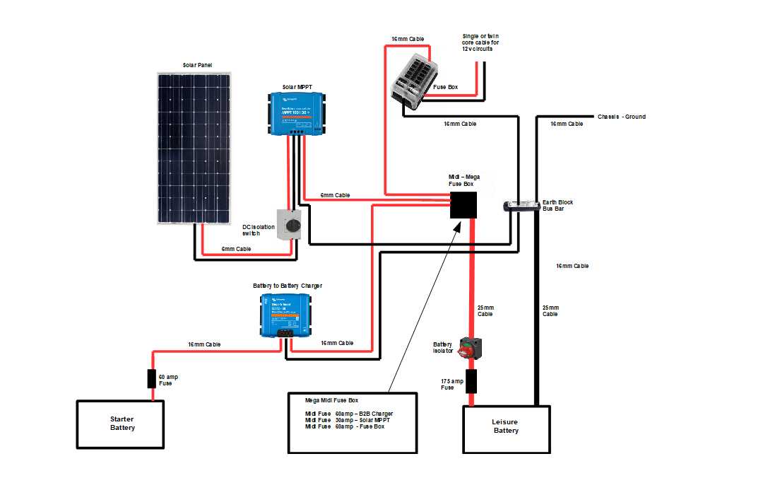12v split charge relay wiring diagram
