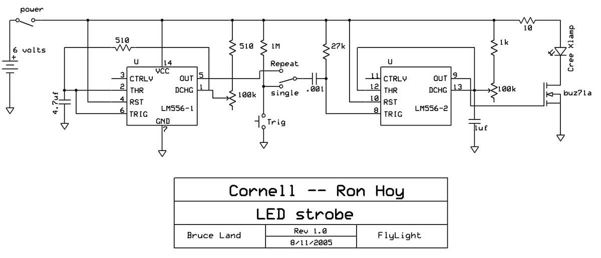 12v strobe light circuit diagram