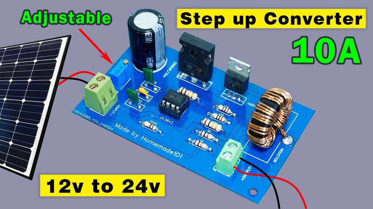 12v to 24v dc converter circuit diagram
