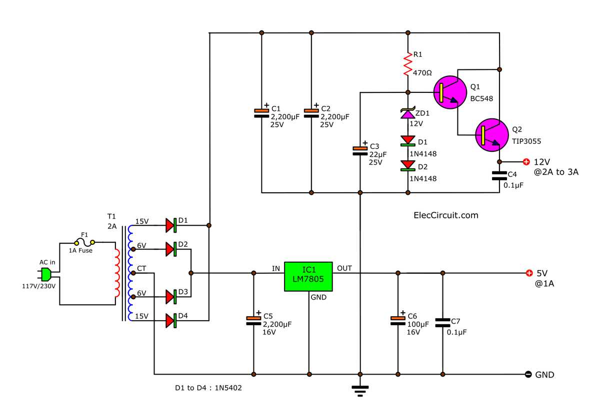 12v 2a smps circuit diagram 12v 2a smps circuit diagram