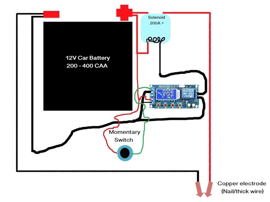 12v spot welder circuit diagram