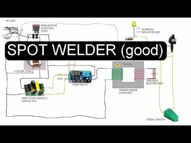 12v spot welder circuit diagram