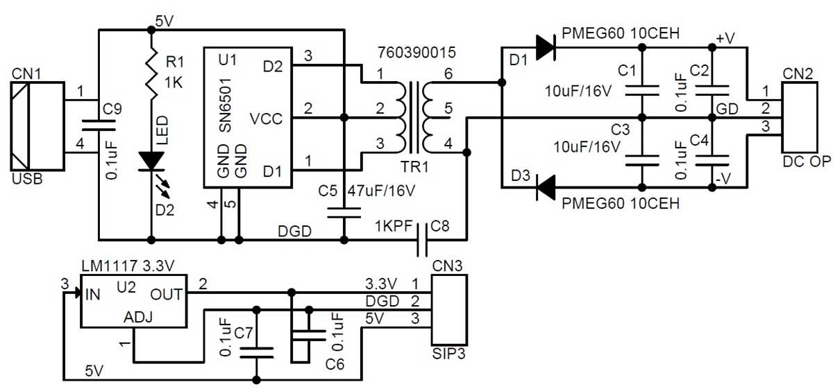 18v dc power supply circuit diagram