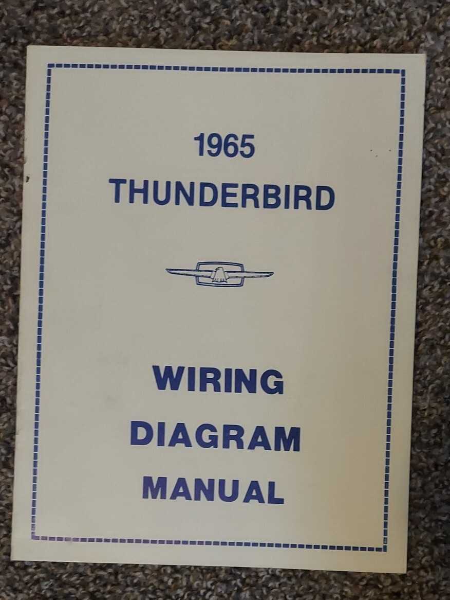 1960 thunderbird wiring diagram