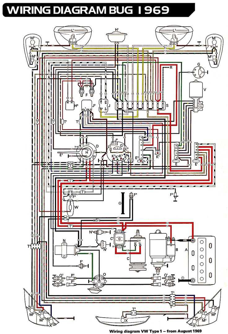 1960 vw beetle wiring diagram