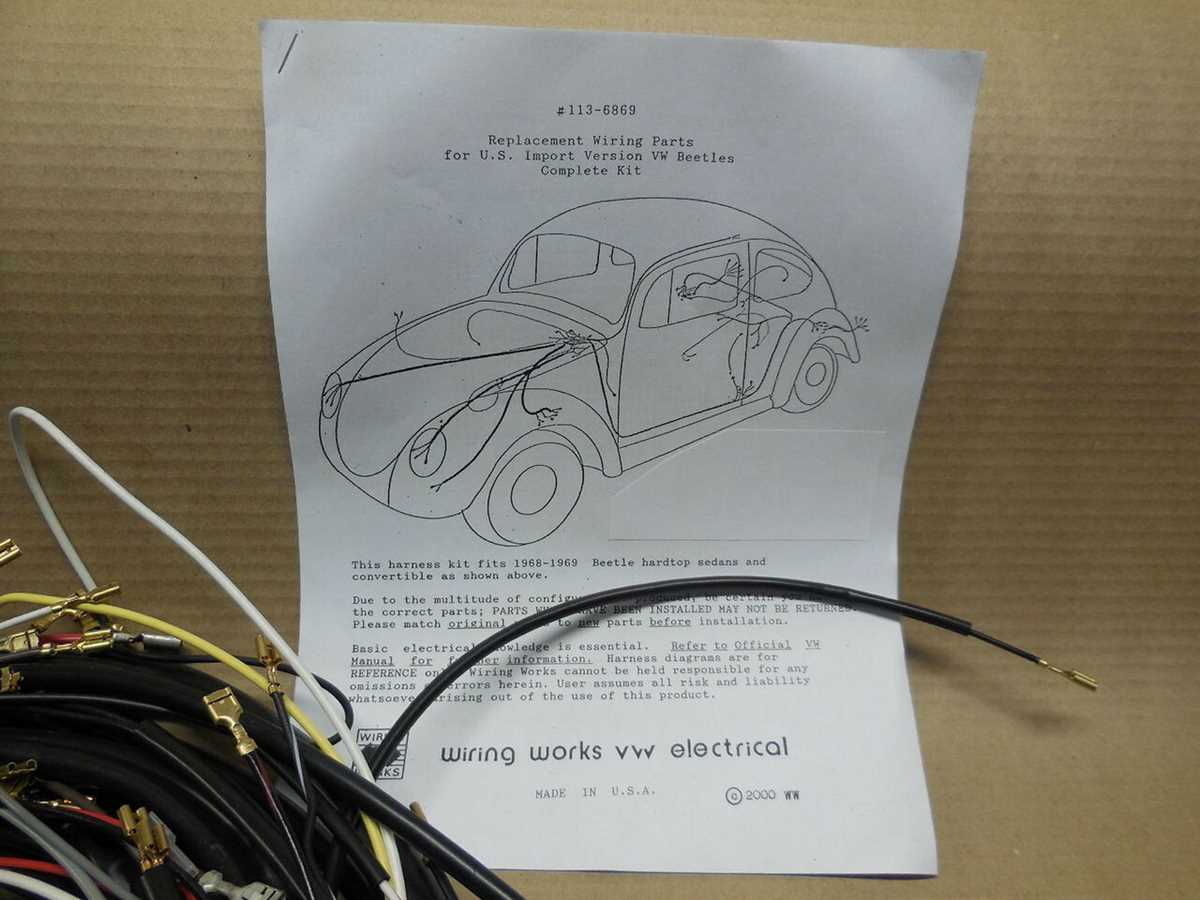 1964 vw bug wiring diagram