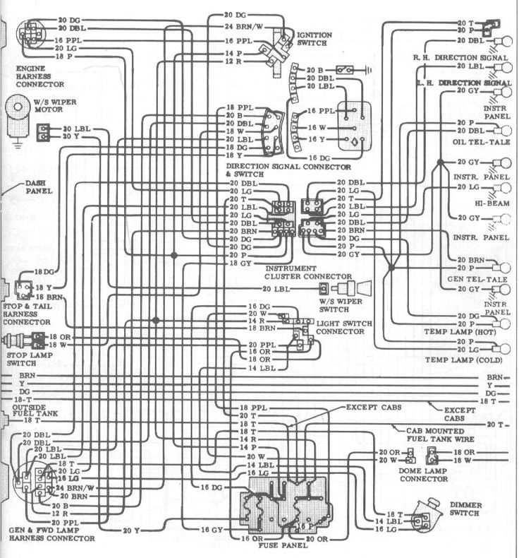 1966 chevy truck dash wiring diagram