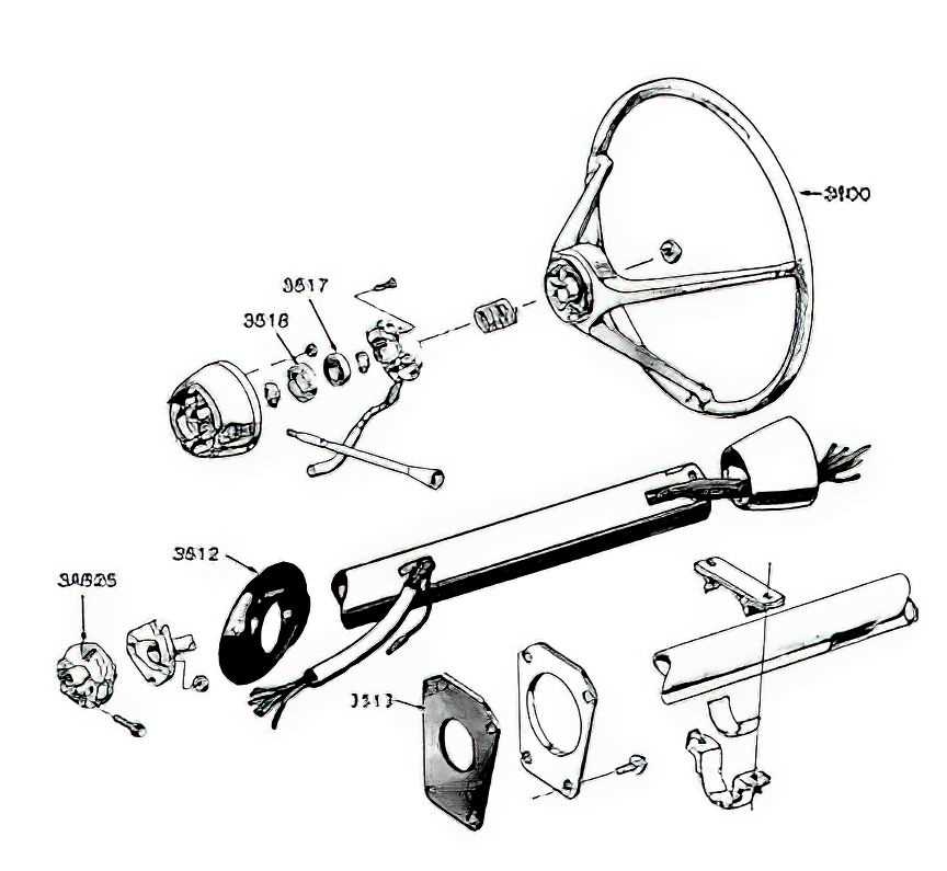 1967 mustang steering column wiring diagram