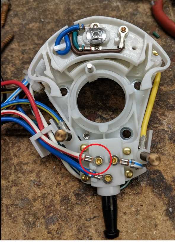 1967 mustang turn signal switch wiring diagram