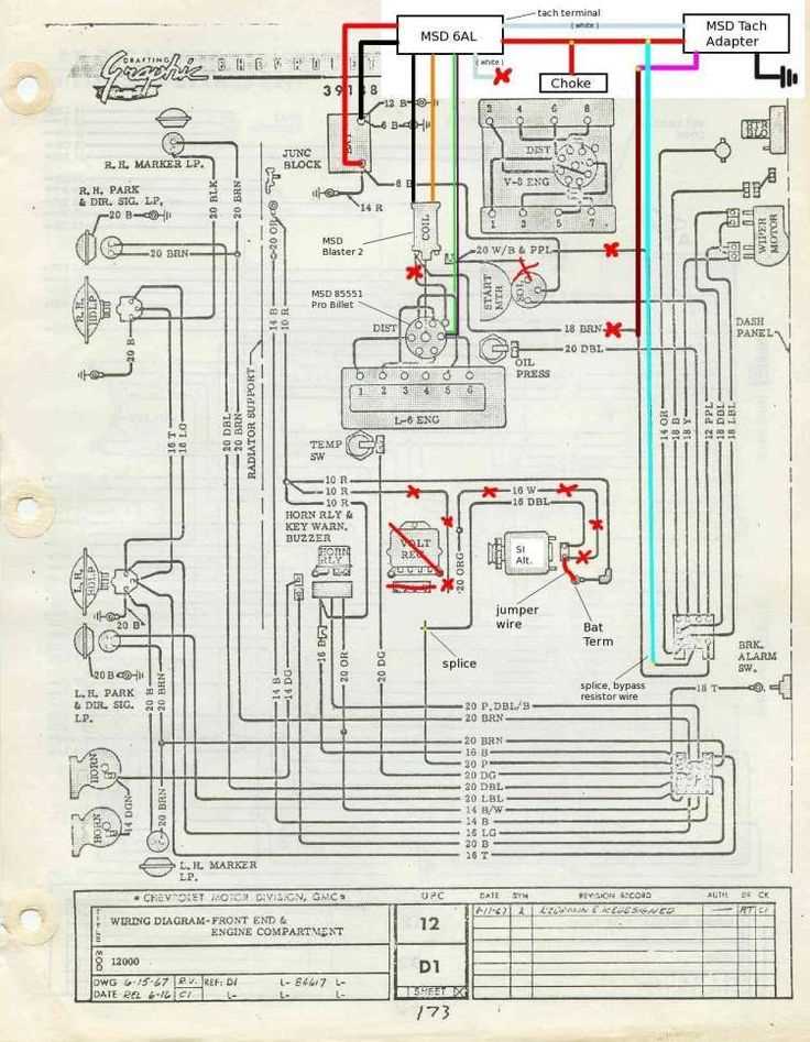 1969 camaro tachometer wiring diagram