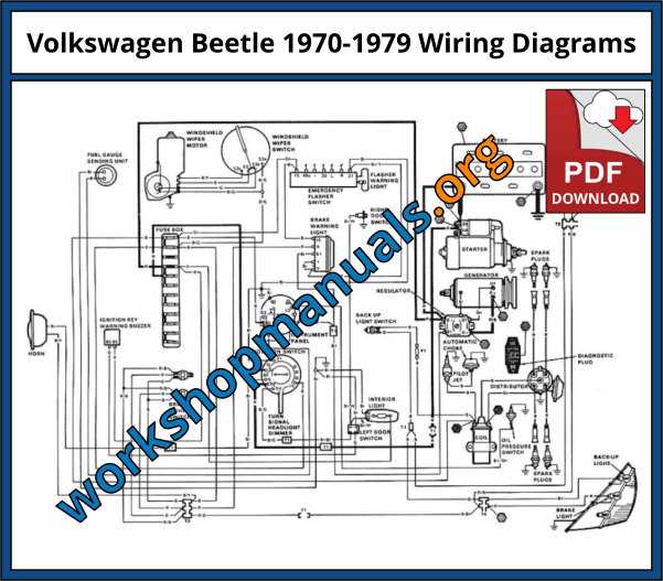 1970 vw beetle ignition wiring diagram