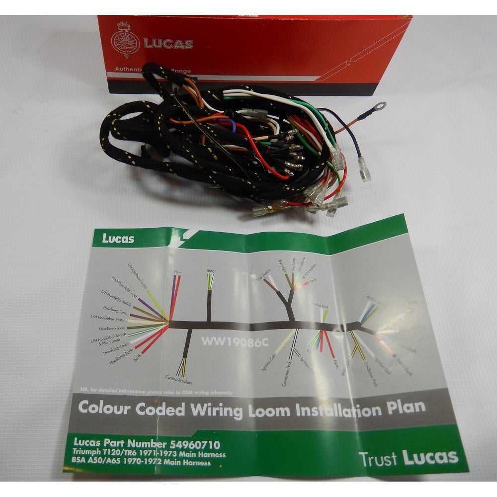 1972 triumph tr6 wiring diagram