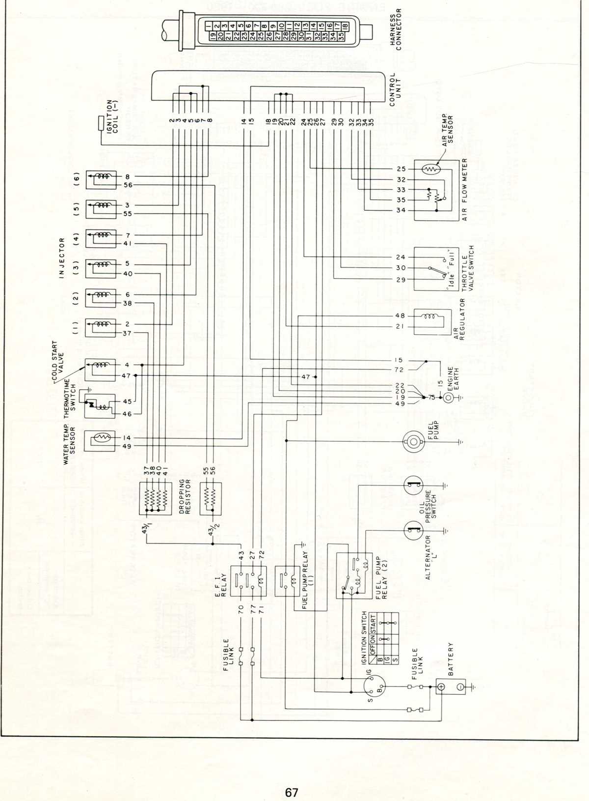 1978 datsun 280z wiring diagram