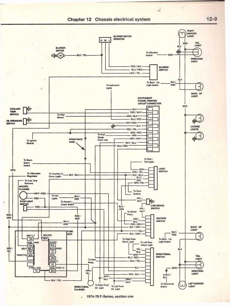 1978 ford truck wiring diagram
