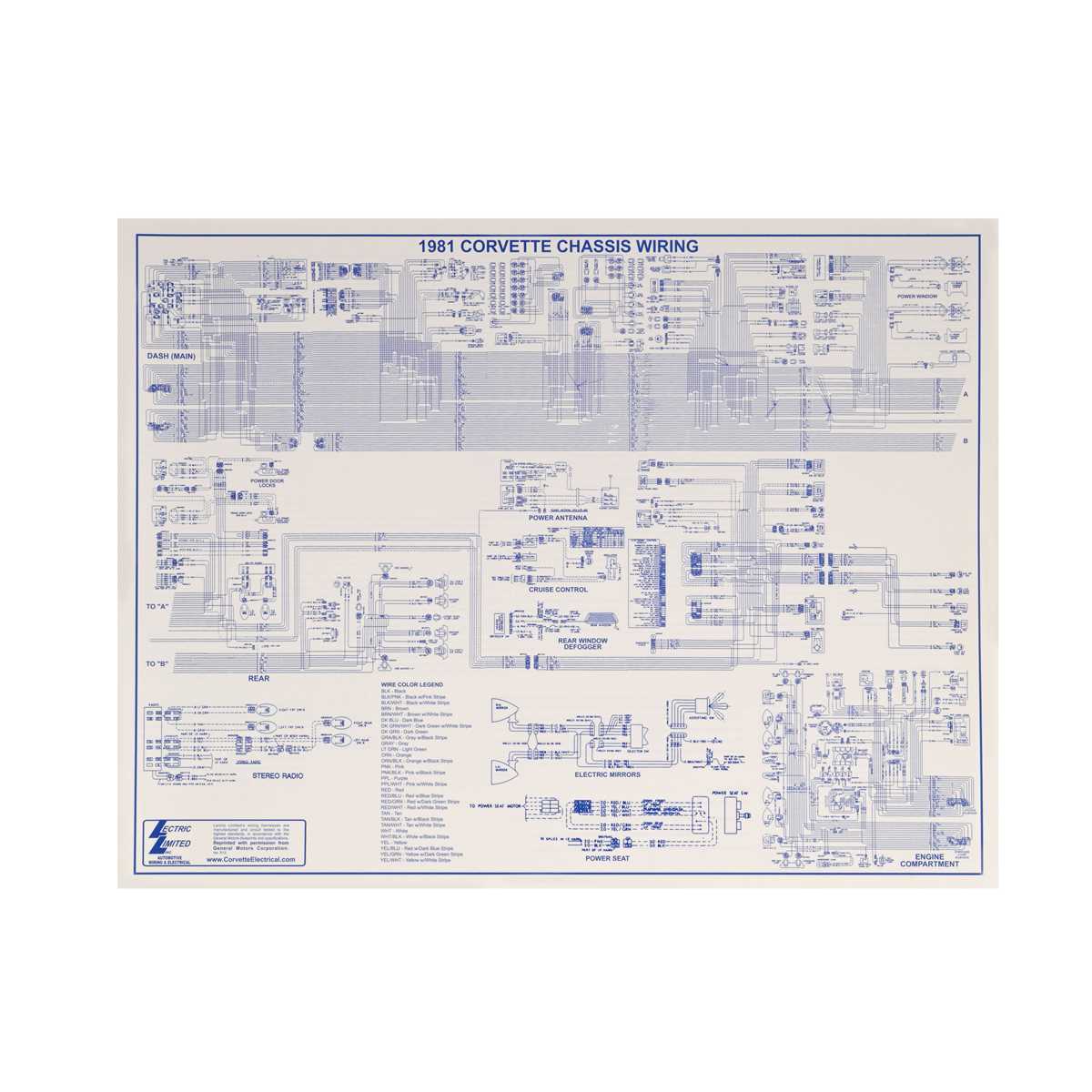 1981 corvette radio wiring diagram