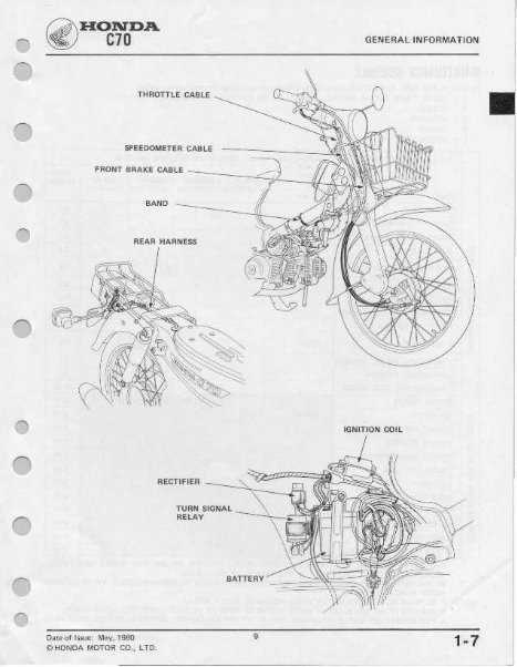 1981 honda c70 passport wiring diagram