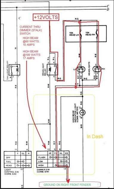 1982 toyota pickup wiring diagram