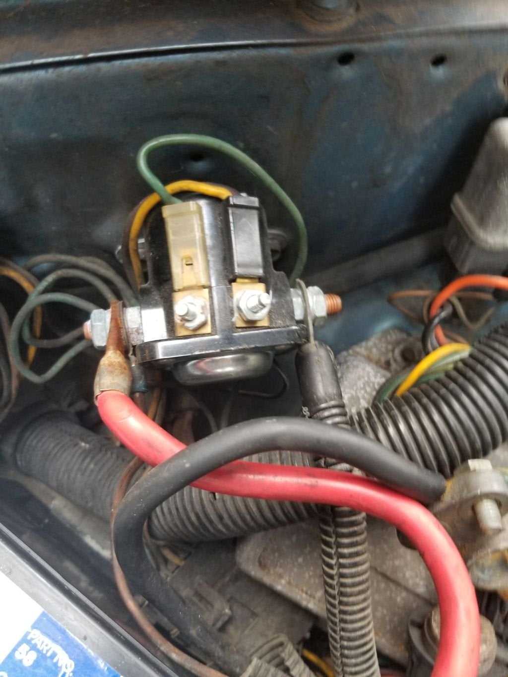 1986 mustang starter solenoid wiring diagram
