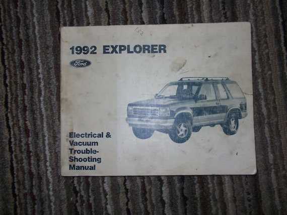 1992 ford explorer wiring diagram