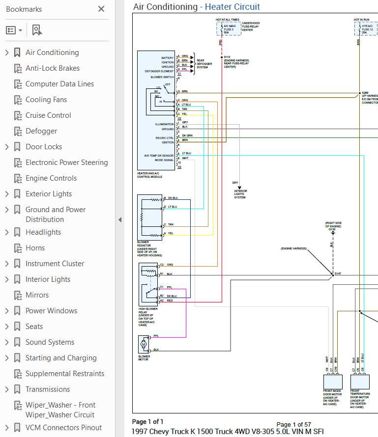 1994 chevy tail light wiring diagram
