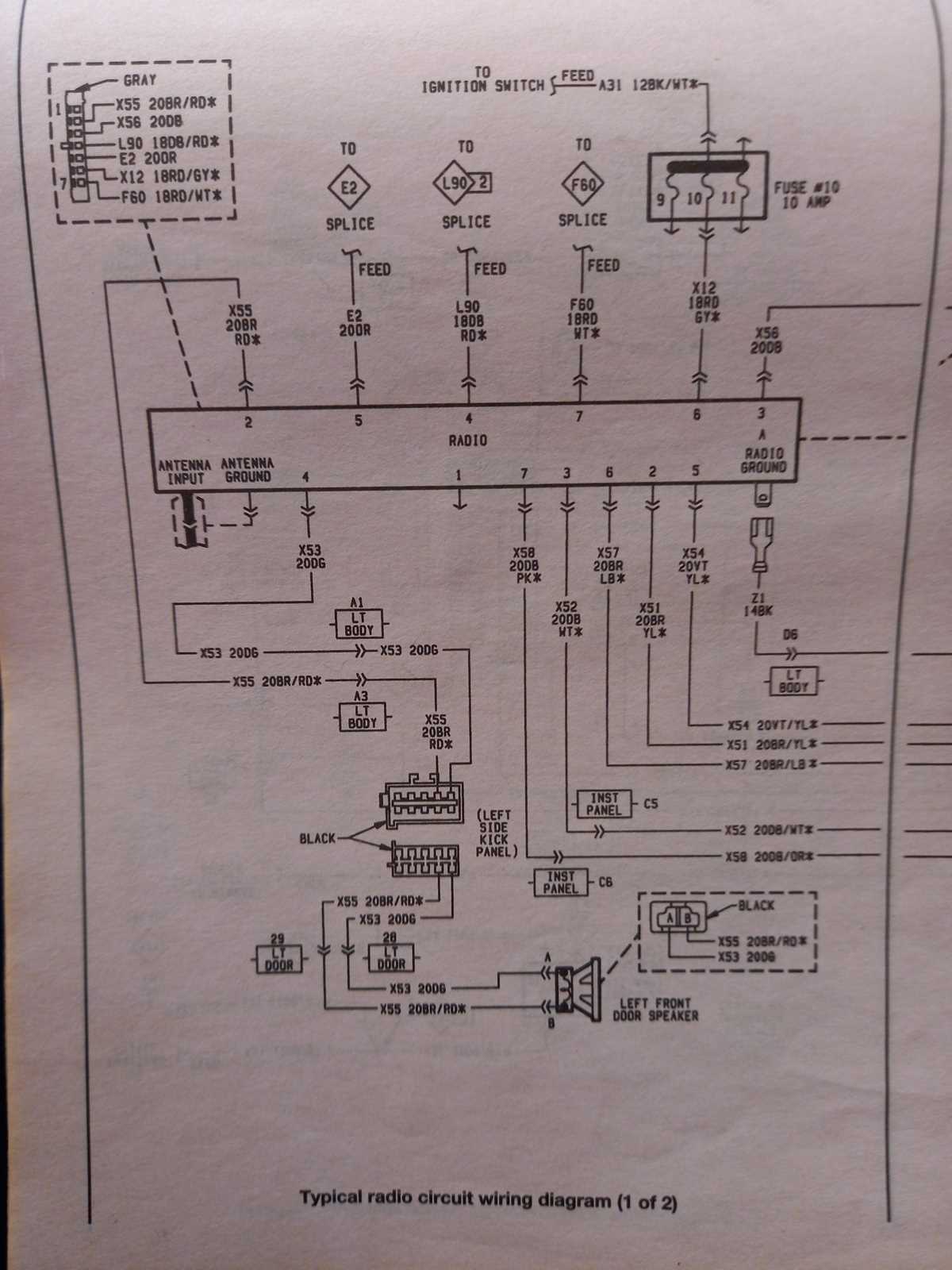 1994 jeep grand cherokee stereo wiring diagram