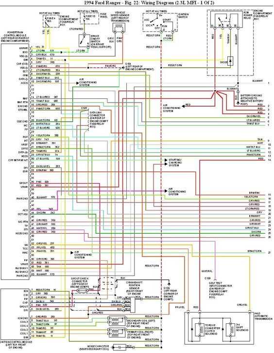 1994 ford ranger stereo wiring diagram