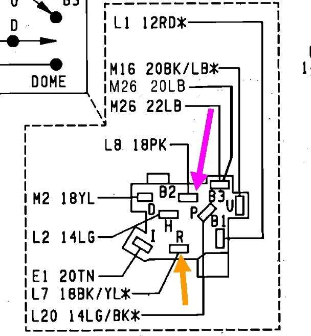 1995 dodge dakota headlight switch wiring diagram