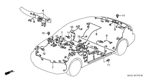 1996 honda civic engine wiring harness diagram