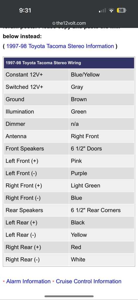 1997 radio wiring diagram