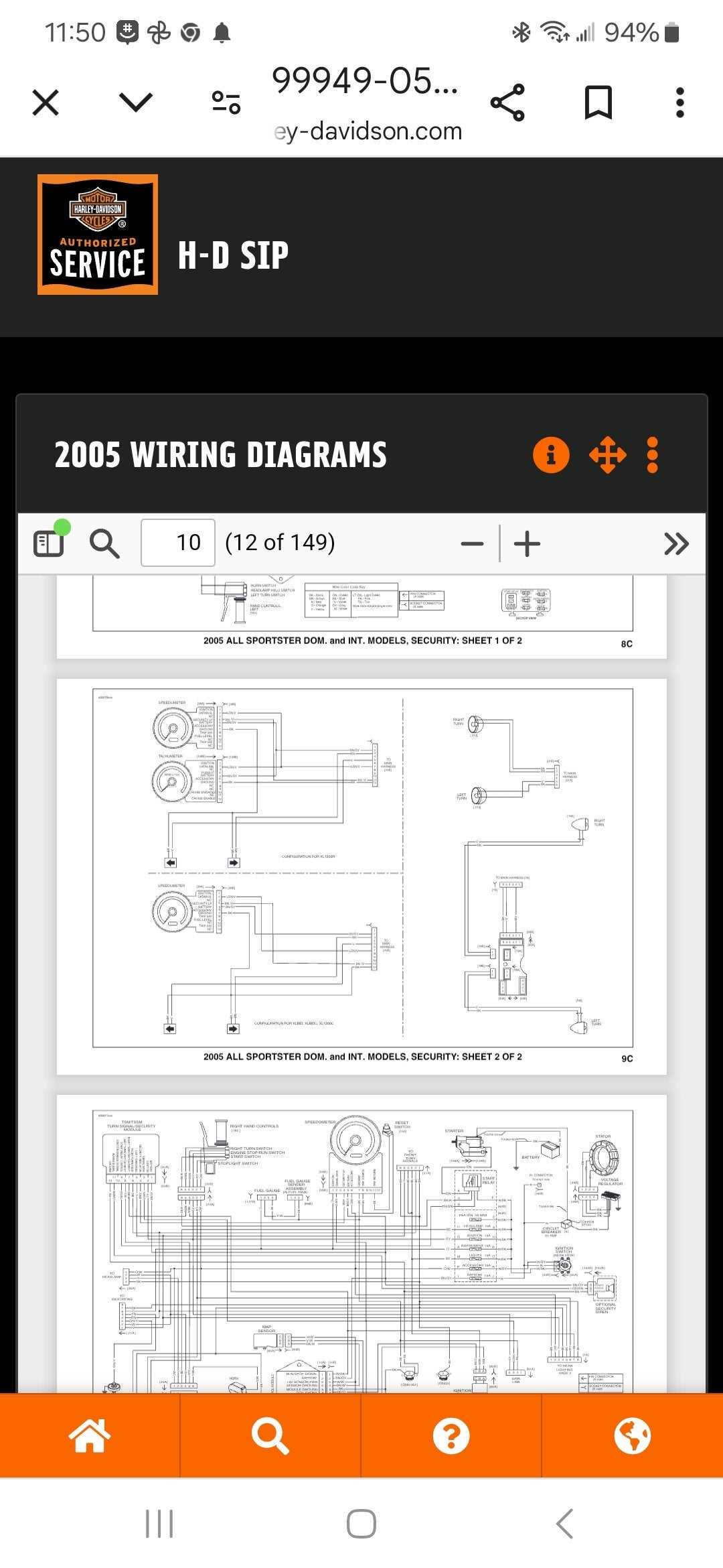 1998 sportster wiring diagram