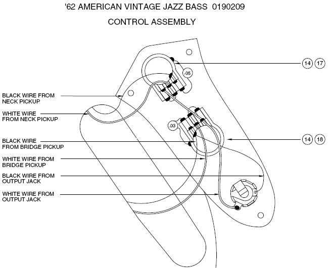 2 pickup bass wiring diagram