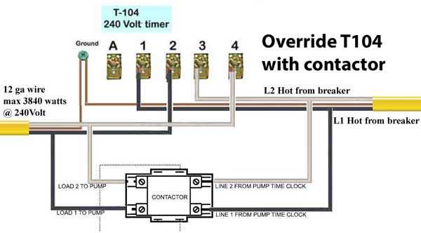 2 pole ac contactor wiring diagram