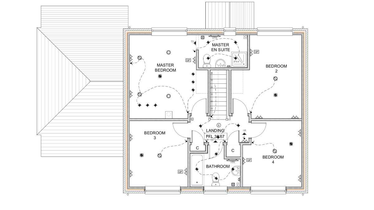 2 room house wiring diagram