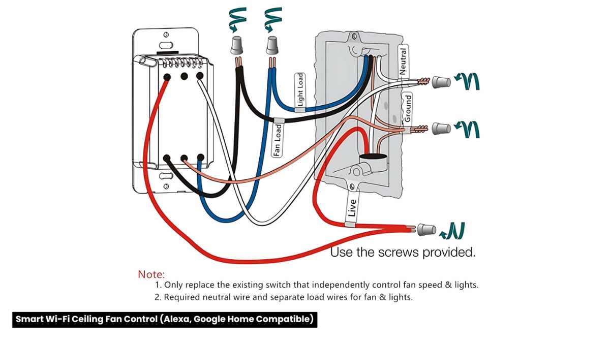 2 switch ceiling fan wiring diagram